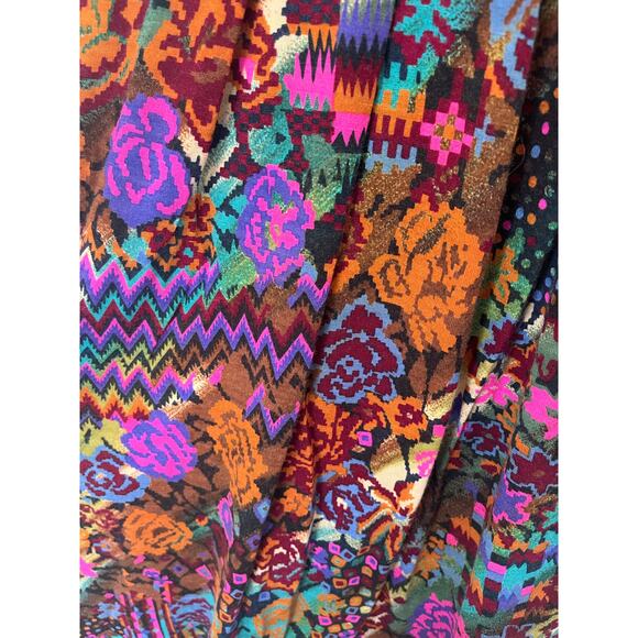 Matthew Williamson Neon Abstract Floral Cap Sleeves Mini Dress sz. UK 8/US 4 - Picture 6 of 10